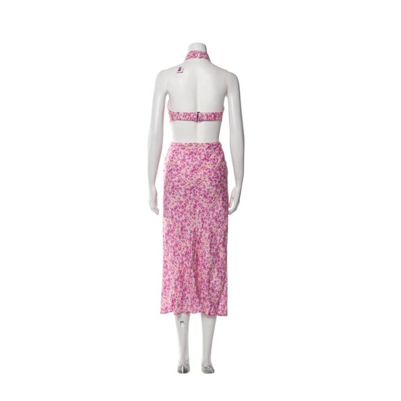 NWT ASTR Ambretta Floral Halter Midi Dress - Picture 3 of 11